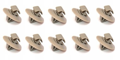 10x клипса накладки renault trafic nissan primastar фото №1