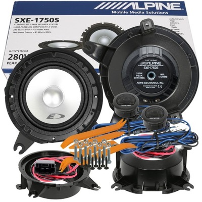 ALTAVOCES ALPINE VOLVO S70 V70 PARTE TRASERA DISTANCIAS REDUKCJ  