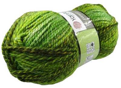 Włóczka EVEREST 52 ZIELONY MIX 200g 320m 14731