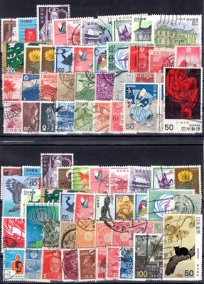 Pakiet Japonia 80 znaczków kasowane [69]