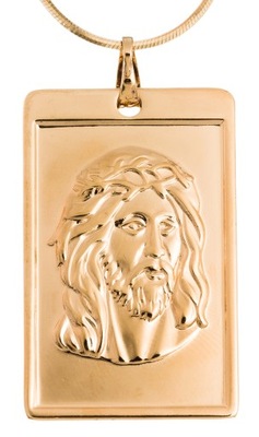 Piękna zawieszka medalion z wizerunkiem Jezusa