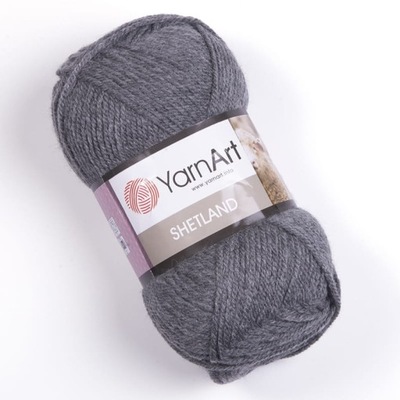 Włóczka YarnArt Shetland 531 / ciemny szary