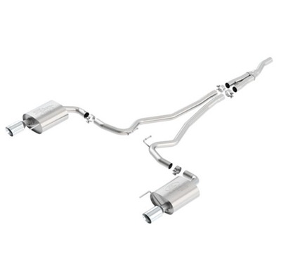 CAT-BACK FORD PERFORMANCE MUSTANG 2.3 15-17 CHROME