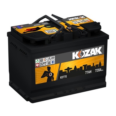 BATTERY KOZAK KO770 77AH/780A [SAE] 77AH  