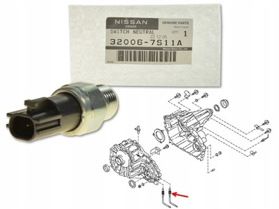 Nissan pathfinder r51 05- 2.5d датчик редуктор фото №1