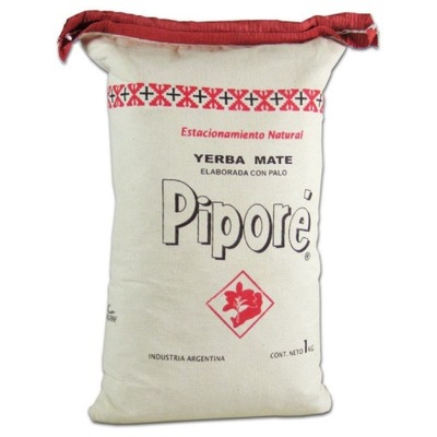 Yerba Mate Pipore Klasyczna 1kg WOREK LNIANY