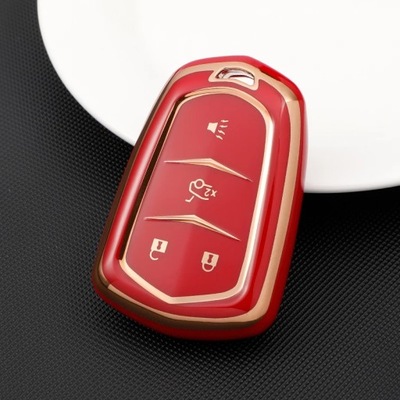 4 BOTONES REDCAR KEY CUSE COVER PARA CADILLAC ATS CT6 CTS DTS XT5 ESCALADE  