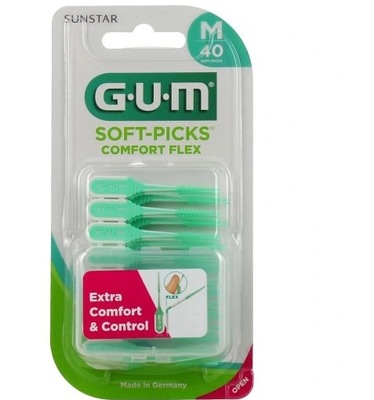GUM Soft-Picks comfort flex czyścik M 40szt