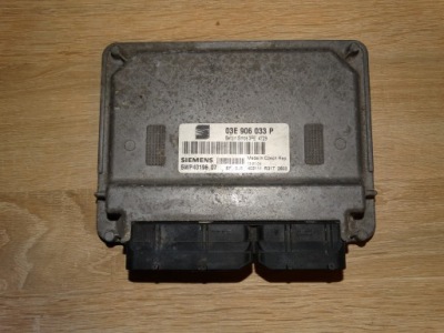 Бортовий комп'ютер блок керування двигуна vw 03e906033p фото №1
