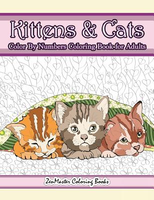 Kittens and Cats Color By Numbers Coloring Book fo