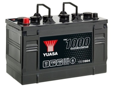 АКУМУЛЯТОР 12V 110AH 750A L+ HEAVY DUTY YUASA YBX1664