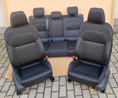 Сидіння заднє сидіння skoda superb iii full електрика ideał комплект фото №1