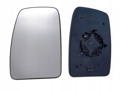 Вкладиш дзеркало renault master 2010-2018 лівий обігрів фото №1