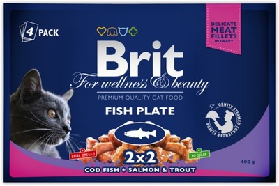 Brit Mokra karma dla kota dorsz 0,4 kg