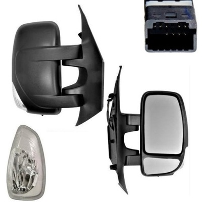 Зеркало правое электрический renault master 2010-23 фото №1