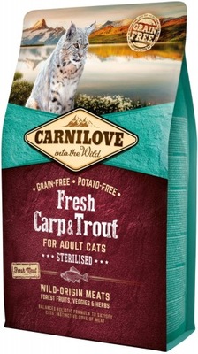 Carnilove Fresh Sterilised Karp Pstrąg 400g