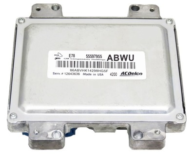 COMPUTADOR ECU OPEL CHEVROLET 1.4 E78 55597955 ABWU  