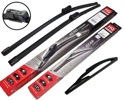 WIPER BLADES HQ FRONT + REAR OPEL ASTRA K  