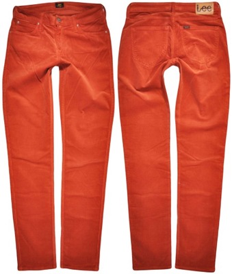 LEE spodnie CORDUROY jeans ELLY _ W31 L33
