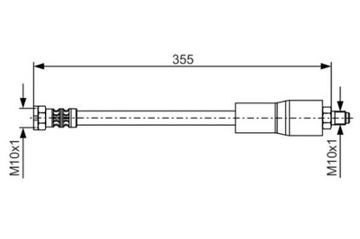 BOSCH 1 987 476 751 CABLE DE FRENADO ELÁSTICO  