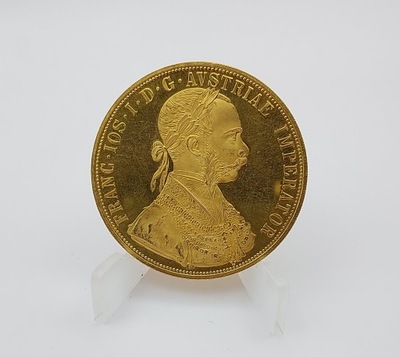 Złota Moneta 4 Dukaty 13,96 g Restrike Austria