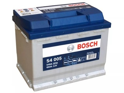 АККУМУЛЯТОР BOSCH S4005 12V 60AH 540A