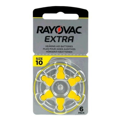 Baterie Rayovac Extra Advanced 10 słuchowe 6 szt