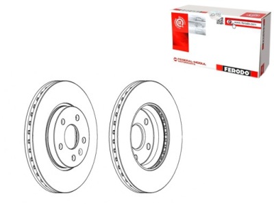 Гальмівні диски гальмівні 2szt. перед chevrolet aveo bolt cruze volt opel фото №1