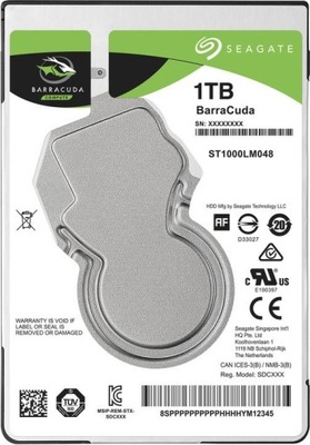 Seagate Barracuda 1TB 2,5" (ST1000LM048)