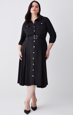 KAREN MILLEN PLUS SIZE KOSZULOWA SUKIENKA 52 1YŁH