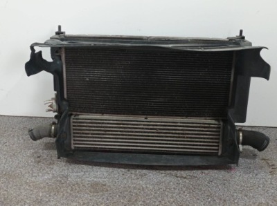 Радіатор води кондиціонера інтеркулер вентилятор 1.4 t fiat bravo 2 фото №1