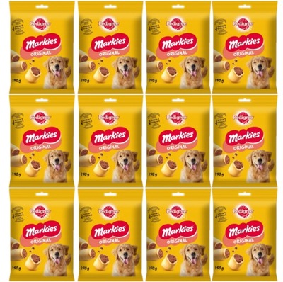 Pedigree Markies 12x150g Ciastka z kością szpikową