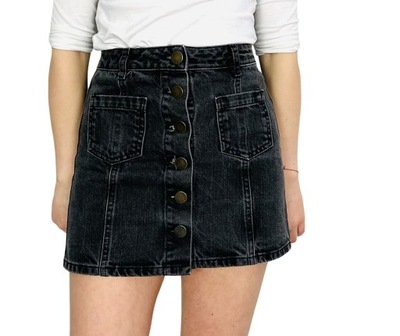 Spódnica jeansowa mini XXS 32 Miss Selfridge