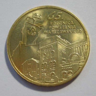 2 zł, 65. Rocznica Powstania Warszawskiego, 2009r. X538