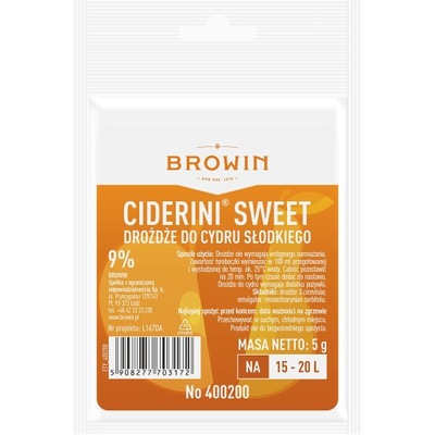 Drożdże do cydru CIDERINI SWEET 5g