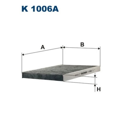 FILTR, VĖDINIMAS VIETOS PASAZERSKIEJ FILTRON K 1006A 