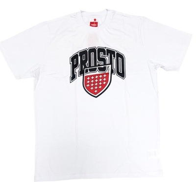 Koszulka T-shirt Prosto Unipro White rozmiar L