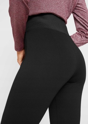 DŁUGA NOGAWKA CZARNE 40 1I3A02 BONPRIX LEGGINSY