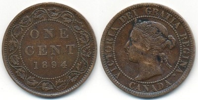 Kanada 1 Cent - 1894r ... Monety