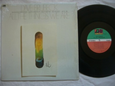 DAVE BRUBECK; ALL The THINGS WE ARE / Oryginai / USA-Press
