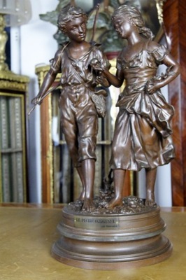 XIX-wieczna dwupostaciowa rzeźba