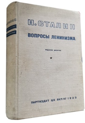 Zagadnienia leninizmu J. Stalin j. rosyjski 1935
