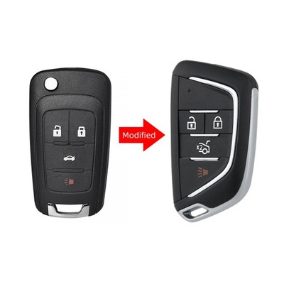 Modified car key shell for chevrolet cruze epica lova camaro impala 27507 фото №1