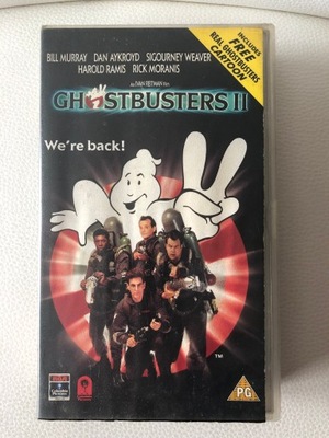 Ghostbusters II Pogromcy duchów kaseta VHS wideo