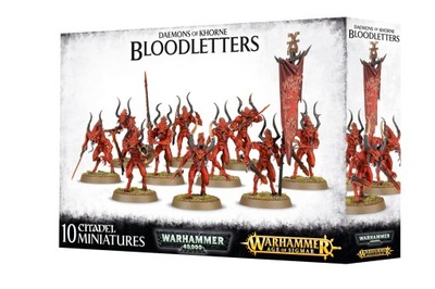 WARHAMMER AOS - DAEMONS OF KHORNE BLOODLETTERS