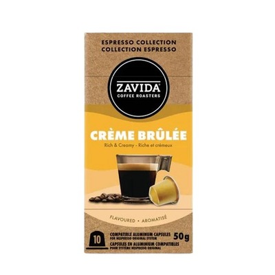 Zavida Nespresso Creme Brulee - kawa smakowa 10 kapsułek