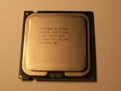 Procesor Kolekcjonerski INTEL Core 2 Duo E 7200 - SLAPC