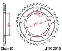 ENGRANAJE PARTE TRASERA JT 43-ZEBY DAYTONA 1200 1993-1997  