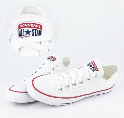 Buty Converse All Star Ox Oryginalne Trampki Białe r. 36,5