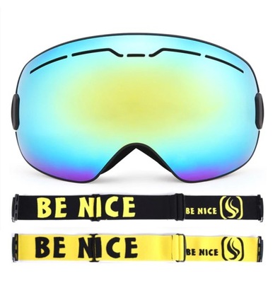 BE NICE GOGLE narciarskie snowboard UNISEX UV